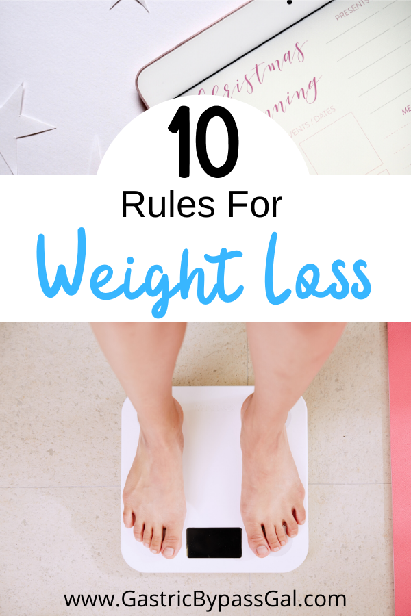 10 rules for weight loss