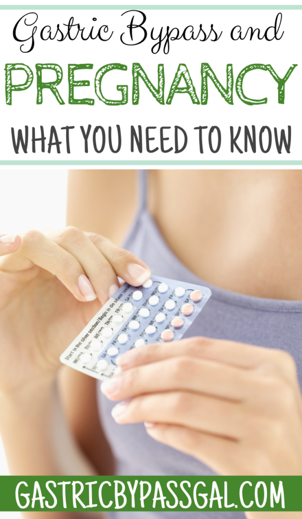 Gastric Bypass and Pregnancy: What You Need to Know woman with birth control pills in her hand